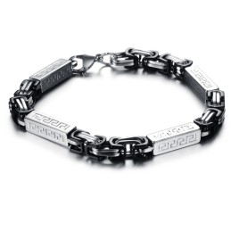 Pulseira Masculina De Titânio Muito Conhecida Por Sua Alta Qualidade