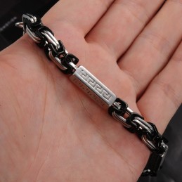 Pulseira Masculina De Titânio Muito Conhecida Por Sua Alta Qualidade