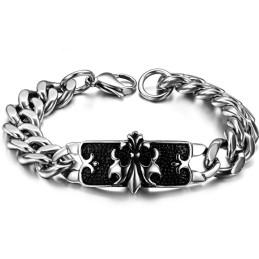 Pulseira Masculina Clássica De Titânio De Renome Mundial