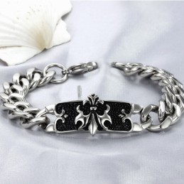 Pulseira Masculina Clássica De Titânio De Renome Mundial