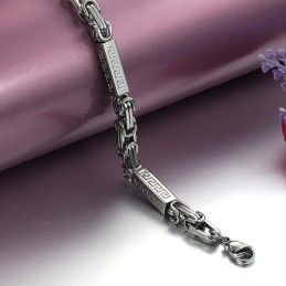 Pulseira De Titânio Concisa Masculina De Reputação Confiável