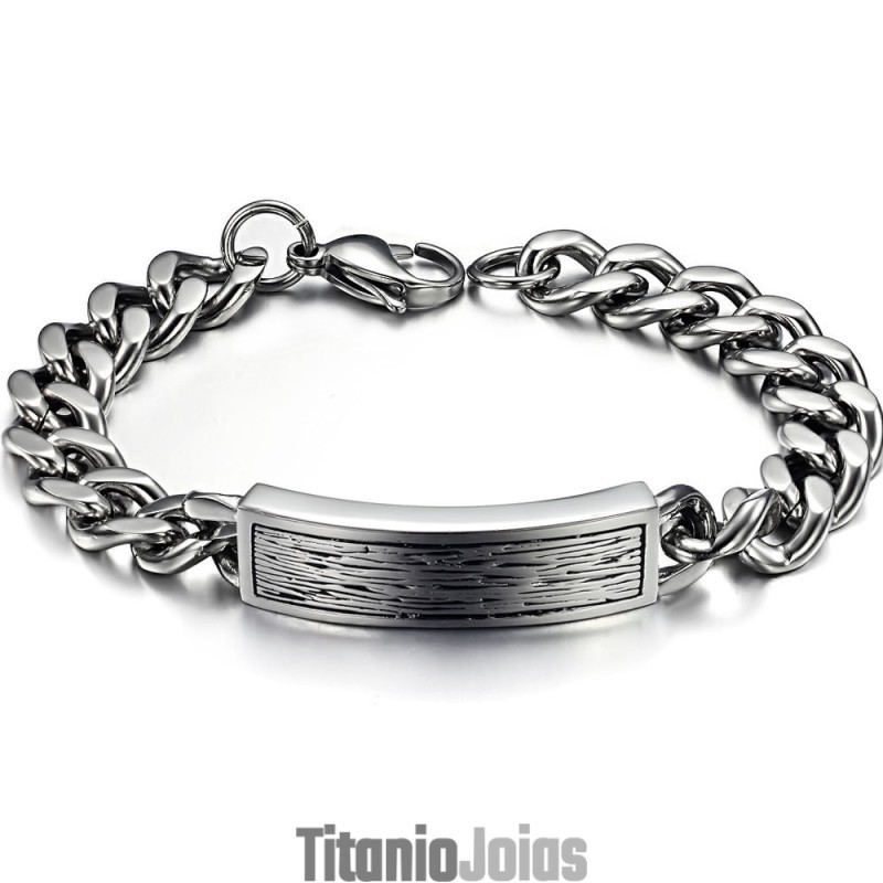 Para Desfrutar De Alta Reputação Em Casa E No Exterior Pulseira Masculina De Titânio Para Desfrutar De Alta Reputação Em Casa E No Exterior Pulseira Masculina De Titânio