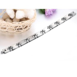 Pulseira De Titânio De Saúde De Qualidade Superior Com Diamante