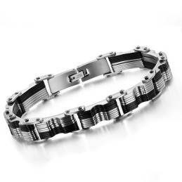 Pulseira Masculina De Titânio De Qualidade Superior