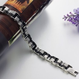 Pulseira Masculina De Titânio De Qualidade Superior