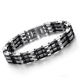 Pulseira Masculina Clássica De Titânio Com Desempenho Confiável