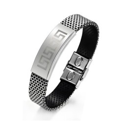 Pulseira Masculina De Titânio Great Wall Durável Em Uso