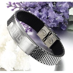 Pulseira Masculina De Titânio Great Wall Durável Em Uso