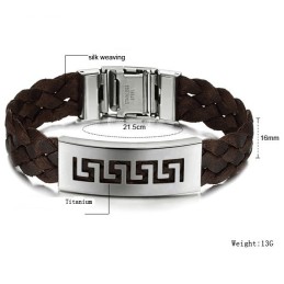 Pulseira Masculina De Titânio Great Wall Com Desempenho Confiável