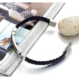 Pulseira Masculina De Titânio Fácil De Usar