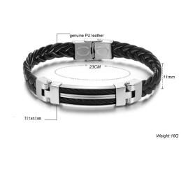 Pulseira Masculina De Titânio Fácil De Usar