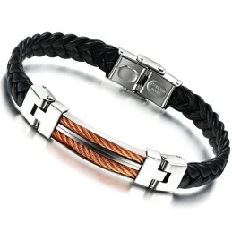 Pulseira De Titânio Masculina Rainha Da Qualidade