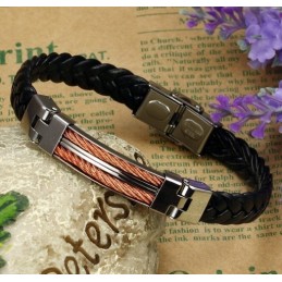 Pulseira De Titânio Masculina Rainha Da Qualidade