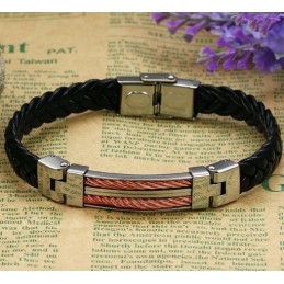 Pulseira De Titânio Masculina Rainha Da Qualidade