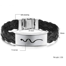 Pulseira De Titânio Viper Masculina De Desempenho Confiável