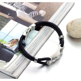 Pulseira De Silicone De Titânio De Qualidade Superior
