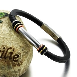 Pulseira De Silicone De Titânio Vendendo Bem Em Todo O Mundo