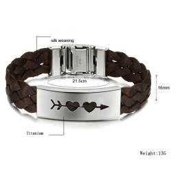 Pulseira Masculina De Titânio Com Reputação Confiável