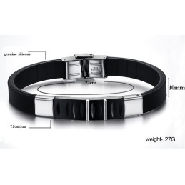 Bem Conhecido Por Sua Pulseira De Silicone De Titânio De Alta Qualidade