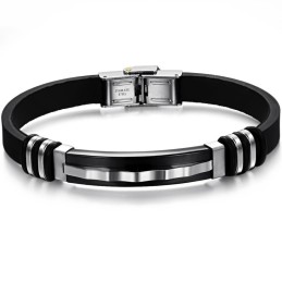 Pulseira De Silicone De Titânio Completa Em Especificações