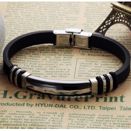Pulseira De Silicone De Titânio Completa Em Especificações