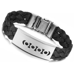 Pulseira De Titânio Preto De Qualidade Superior