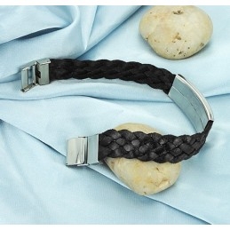 Pulseira De Titânio Preto De Qualidade Superior