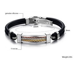Pulseira De Silicone De Titânio Fácil De Usar