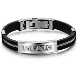 Pulseira Masculina De Titânio De Qualidade Confiável