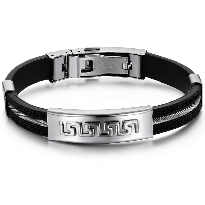 Pulseira Masculina De Titânio De Qualidade Confiável Pulseira Masculina De Titânio De Qualidade Confiável