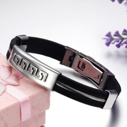 Pulseira Masculina De Titânio De Qualidade Confiável