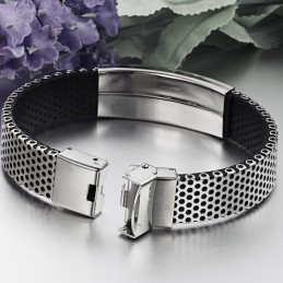 Pulseira De Couro De Titânio Scorpion De Renome Mundial