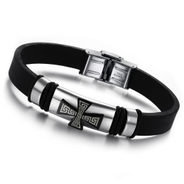Pulseira Masculina De Silicone De Titânio De Excelente Qualidade