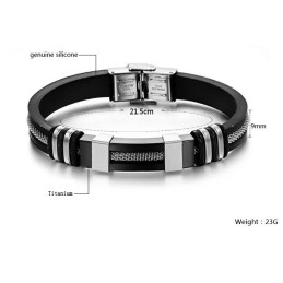Pulseira De Silicone De Titânio Com Qualidade E Quantidade Garantidas