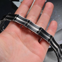 Pulseira Masculina De Silicone De Titânio De Renome Mundial