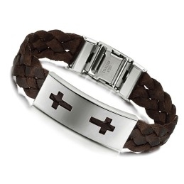 Pulseira De Titânio De Qualidade Estável E Cruzada