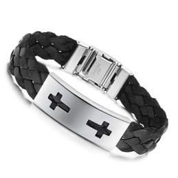 Pulseira De Titânio De Qualidade Estável E Cruzada