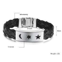 Pulseira Masculina De Titânio Fácil De Usar