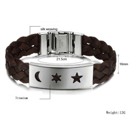 Pulseira Masculina De Titânio Fácil De Usar