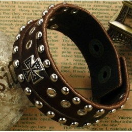 Pulseira De Couro De Titânio De Alta Qualidade