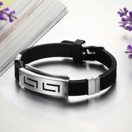 Pulseira Masculina De Silicone De Titânio De Excelente Qualidade