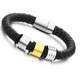 Pulseira Masculina De Titânio De Qualidade Estável