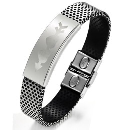 Pulseira De Couro De Titânio Para Ter Uma Longa História