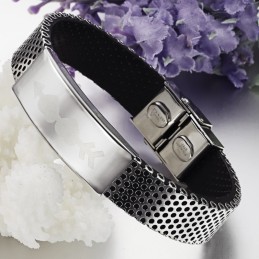 Pulseira De Couro De Titânio Para Ter Uma Longa História