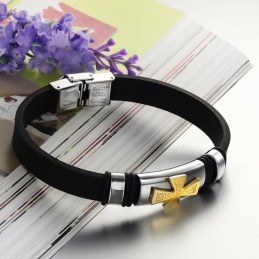 Pulseira Masculina De Silicone De Titânio Bem Conhecida Por Sua Alta Qualidade