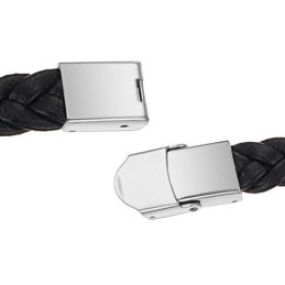 Pulseira Masculina De Couro De Titânio De Grande Variedade