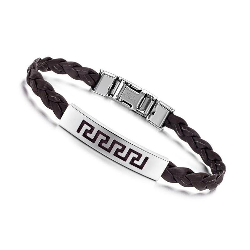 Pulseira Feminina De Couro De Titânio The King Of Quantity