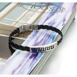 Pulseira Feminina De Couro De Titânio The King Of Quantity