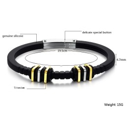 Bem Conhecido Por Sua Pulseira De Silicone De Titânio De Alta Qualidade