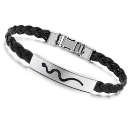 Pulseira Feminina De Couro De Titânio Com Reputação Confiável